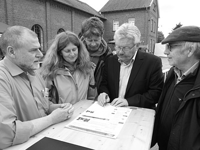 Bürgermeister beim Europa-Quiz